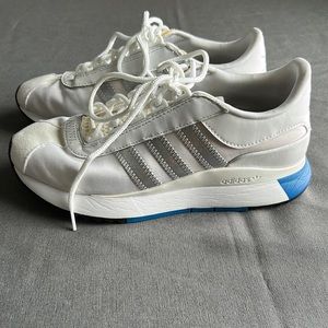 Adidas SL Andridge Lace Up Sneaker Blue and White Size 7